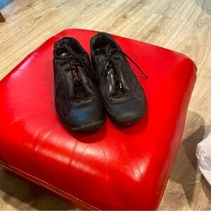 Patent leather and technical fabric Prada America's Cup sneakers